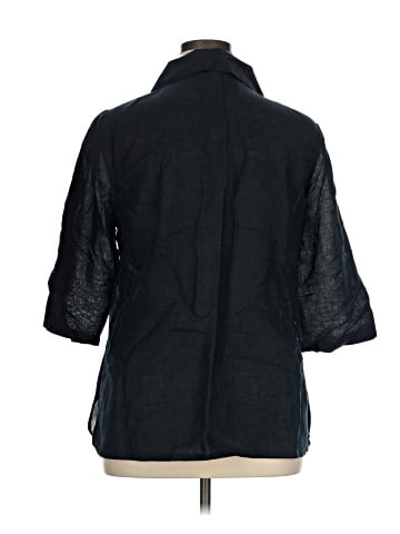 M&S 3/4 Sleeve Button-Down Shirt (view 2)
