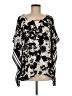 Thalia Sodi 100% Polyester Black 3/4 Sleeve Blouse Size M - photo 1