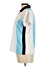 IZOD Color Block Ivory Short Sleeve Blouse Size M - photo 5