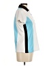 IZOD Color Block Ivory Short Sleeve Blouse Size M - photo 4