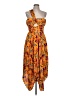 A.L.C. 100% Polyester Orange Cocktail Dress Size 12 - photo 1