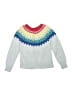 Gymboree Chevron-herringbone Silver Pullover Sweater Size 7 - 8 - photo 1