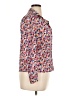 Unbranded 100% Polyester Print Pink Long Sleeve Blouse Size 14 - photo 4