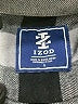 IZOD Checkered-gingham Gray Long Sleeve Button-Down Shirt Size S - photo 7