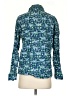 J.Crew 100% Cotton Floral Blue Teal Long Sleeve Blouse Size S - photo 2