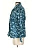 J.Crew 100% Cotton Floral Blue Teal Long Sleeve Blouse Size S - photo 5