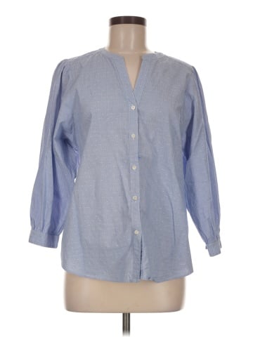 J. McLaughlin 3/4 Sleeve Button-Down Shirt (view 1)