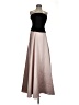 Xscape Color Block Pink Brown Cocktail Dress Size 4 - photo 1