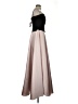 Xscape Color Block Pink Brown Cocktail Dress Size 4 - photo 4