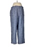 Anne Klein Tweed Blue Linen Pants Size M - photo 2