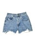 Cotton On 100% Cotton Blue Denim Shorts Size 4 - photo 1