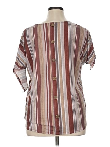 Truself Short Sleeve Blouse (view 2)