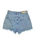 Cotton On 100% Cotton Blue Denim Shorts Size 4 - photo 2