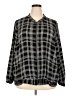 Cj Banks Black Long Sleeve Blouse Size 2X - photo 1