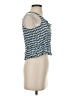 Fox 100% Rayon Blue Sleeveless Blouse Size S - photo 4