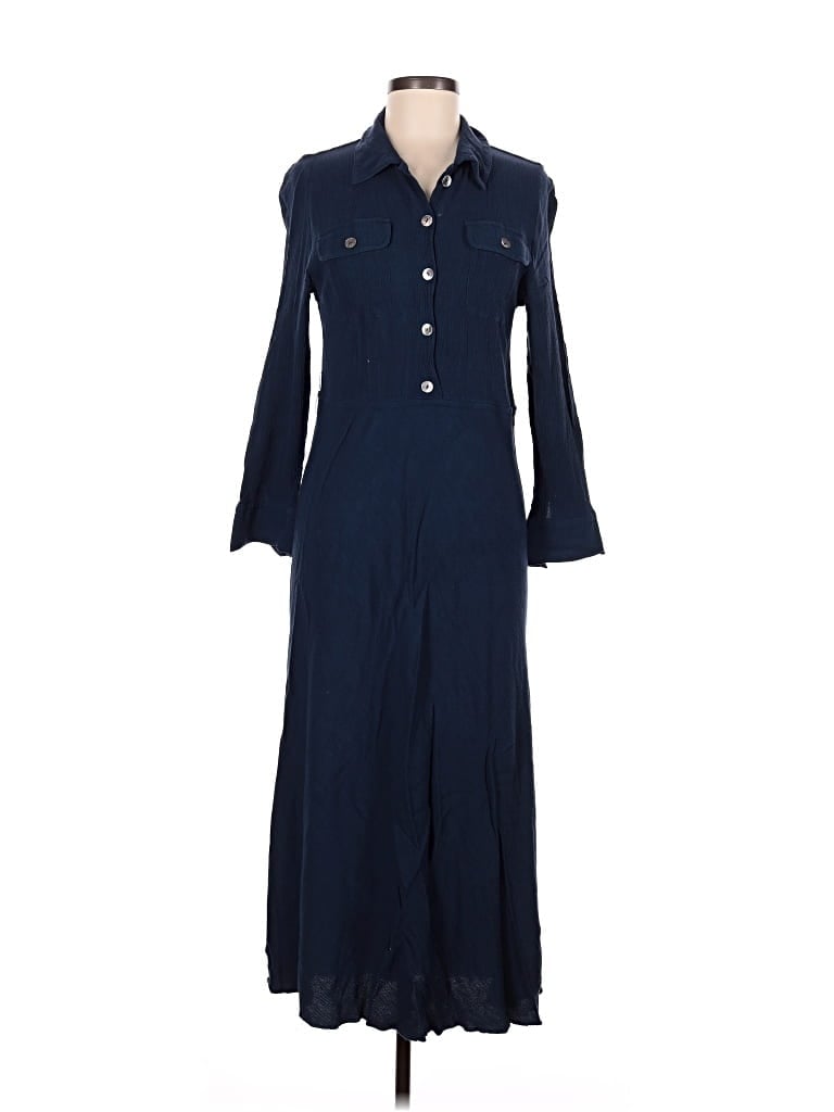 Pre-owned Soft Surroundings Casual Dress In Blue