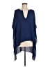 BCBGMAXAZRIA Blue Short Sleeve Blouse Size M - photo 1