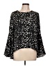 Vince Camuto 100% Polyester Black Long Sleeve Blouse Size L - photo 1