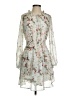 Allegra K 100% Polyester Floral Gray Cocktail Dress Size S - photo 1