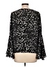 Vince Camuto 100% Polyester Black Long Sleeve Blouse Size L - photo 2
