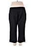 Sag Harbor Solid Black Casual Pants Size 16 - photo 2
