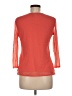 Alfani 100% Nylon Orange 3/4 Sleeve Top Size M - photo 2