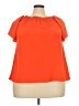 Cotton Bleu Orange Short Sleeve Top Size 3X (estimated) - photo 1