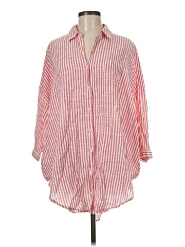 Holding Horses Long Sleeve Button-Down Shirt (view 1)
