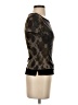 Karen Millen Black Short Sleeve Top Size 4 - photo 4