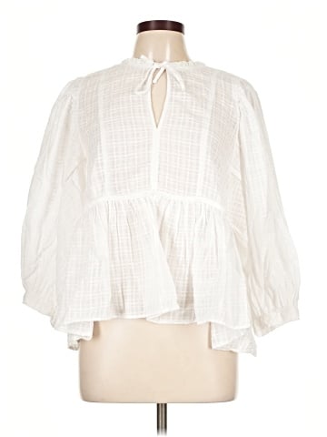 American Eagle Outfitters 3/4 Sleeve Blouse (view 1)
