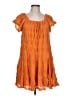 Max Studio Orange Casual Dress Size L - photo 1