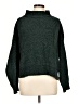 Jon & Anna 100% Polyester Solid Green Turtleneck Sweater Size L - photo 1