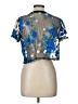 Shein Blue Short Sleeve Top Size 8-10 - photo 2