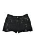 Vika Stars Black Denim Shorts Size 7 - photo 1