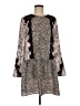 BCBGMAXAZRIA Animal Print Brown Cocktail Dress Size M - photo 1
