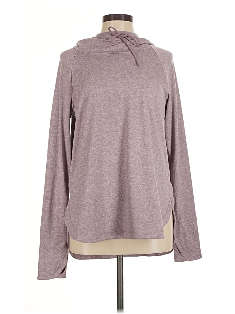 Pre-owned Athleta Sweatshirt In Gray