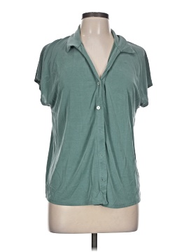 Green Envelope Short Sleeve Blouse