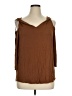 Chico's Brown 3/4 Sleeve Top Size XL (3) - photo 1