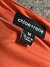 Chloe+Rene 100% Polyester Orange Casual Dress Size M - photo 7