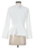 Topshop 100% Polyester Ivory White 3/4 Sleeve Blouse Size 2 - photo 2