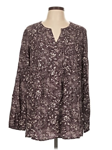 Purejill Long Sleeve Blouse (view 1)