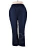Catherines Solid Blue Casual Pants Size 18 - photo 2