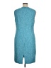 St. John Tweed Teal Cocktail Dress Size 14 - photo 2