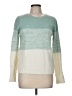Cupcakes & Cashmere Color Block Teal Green Pullover Sweater Size M - photo 1