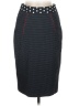 Baraschi Chevron-herringbone Black Formal Skirt Size 6 - photo 1