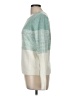 Cupcakes & Cashmere Color Block Teal Green Pullover Sweater Size M - photo 5