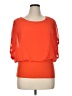 Joseph A. 100% Polyester Orange 3/4 Sleeve Top Size XL - photo 1