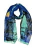Bashanni 100% Polyester Tropical Blue Scarf One size - photo 1