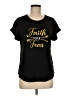 Love Scarlett Black Short Sleeve Top Size M - photo 1