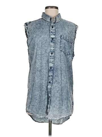 American Rag Cie Sleeveless Button-Down Shirt (view 1)